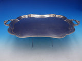 Dmitry Orlov Russian .84 Silver Serving Tray Shell Handles Scalloped (#3805)