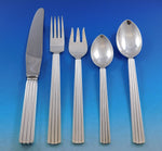 Bernadotte by Georg Jensen Sterling Silver Flatware Set Service 30 pcs Dinner