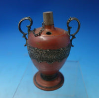 Mixed Metals by Tiffany and Co Cigar Lighter Acid Etched circa 1880 (#5481)