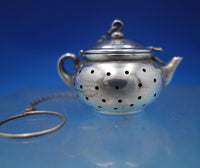Sterling Silver Tea Ball in Tea Pot Shape 1 1/4" (#6839)