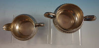 English Gadroon by Gorham Sterling Silver Sugar and Creamer Set 2pc (#2032)