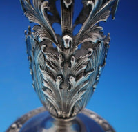 Redlich and Co Sterling Silver Vase Holder 9" Tall Monogrammed #5760 (#4725)