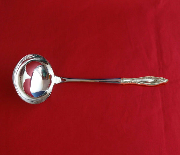 Mille Fleurs by International Sterling Silver Soup Ladle HHWS  Custom 10 1/2"