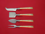 Golden Wheat by Gorham Sterling Silver Cheese Serving Set 4pc HHWS  Custom