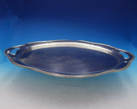 Dominick and Haff Sterling Silver Tea Tray Oval with Handles #660/78 (#3680)