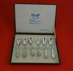 Empire by Argenteria Boggiali .800 Silver Demitasse Spoon Set 18pc Original Box