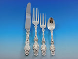 Lily by Whiting Sterling Silver Flatware Set for 8 Dinner Service 72 Pcs