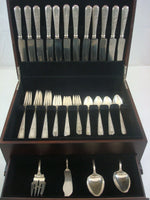 Lady Sterling by Weidlich Silver Flatware Set Service 52 Pieces Dinner Size