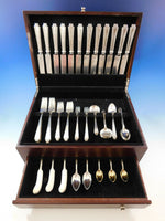 King Albert by Whiting Sterling Silver Flatware Service for 12 Set 108 pieces