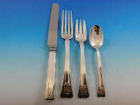 Lap Over Edge by Tiffany and Co Sterling Silver Flatware Set 8 Service 112 pcs