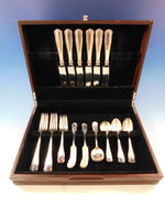 Dolores by Shreve Sterling Silver Flatware Set Service 36 pcs Arts Crafts Dinner