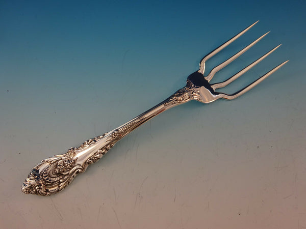 Sir Christopher by Wallace Sterling Silver BBQ Serving Fork 7 3/4" Custom Made