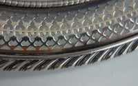 English Gadroon by Gorham Sterling Silver Fruit Bowl #251 Pierced Border (#2587)