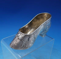 German Sterling Silver Figurine Shoe with Winged Cherubs Angels 4.8 ozt. (#6466)