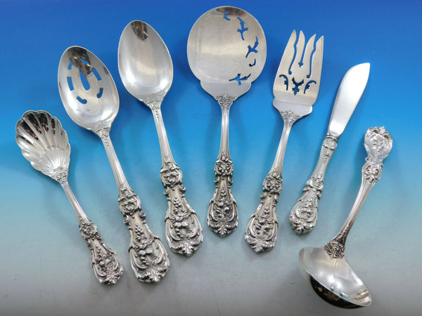 Francis I Reed & Barton New Mark Sterling Silver Essential Serving Set Large 7pc