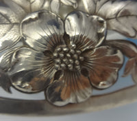 Gorham Sterling Silver Centerpiece Bowl with Wide Floral Pierced Border (#0405)