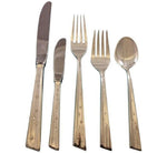 Diamond Star by Stieff Sterling Silver Flatware Set Service 59 pc Midcentury Mod