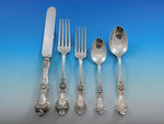Majestic by Alvin Sterling Silver Flatware Set  Dinner Service 38 pcs B Monogram