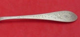 Colonial A Engraved by Whiting Sterling Silver Teaspoon 6" Flatware Heirloom