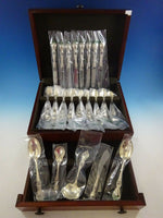 Alexandra by Lunt Sterling Silver Flatware Service For 8 Set 45 Pieces New