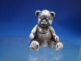 Italian Sterling Silver Figurine Teddy Bear Un'Idea Vesita D'Argento (#6702)