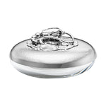 Georg Jensen BLOSSOM Sterling Silver Bonbonniere Dish Box Hammered Large - New