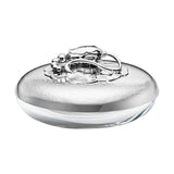 Georg Jensen BLOSSOM Sterling Silver Bonbonniere Dish Box Hammered Large - New