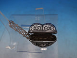 European Sterling Silver Vinaigrette Heart Shaped w/ Swans Fish Pierced (#6737)