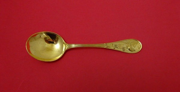 Audubon Gold by Tiffany and Co. Sterling Silver Cream Soup Spoon 6 3/4"