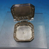 Dutch .833 Silver Box with Applied Filigree on Lid 1" x 2 1/8" 1.4 ozt. (#6843)