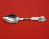 Saxon Stag by Duhme Sterling Silver Teaspoon egyptian brite-cut twisted 6 1/4"