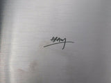 White Orchid by Michael Aram Nickelplate Stainless Cocktail Napkin Holder - New