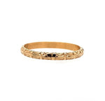 10k Yellow Gold Baby Ring w/ Bow Design Tiny (Size Less Than 0) Jewelry (#J5725)