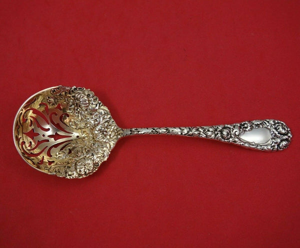 Chrysanthemum by Durgin Sterling Silver Sugar Sifter Rose Gold 5 3/4" Antique