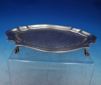 Charles Aldridge English Georgian Sterling Silver Card Tray circa 1787 (#6751)