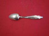 Lily of the Valley by Whiting Sterling Silver Berry Spoon w/ flower & leaves 6"
