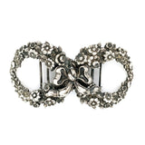 Kerr Sterling Buckle Set 2pc Wreath and Ribbon #365 (#J5480)