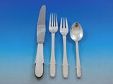 Beaded by Georg Jensen Sterling Silver Flatware Set for 8 Service 52 pcs Dinner