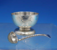 Empresa Plat Mexican Mexico Glass Salt Dip with Twist Handle Spoon (#6728)