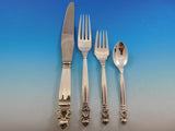 Acorn by Georg Jensen Sterling Silver Flatware Service 12 Set 110 pc XL Dinner