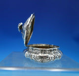 Romeo Miracoli Italian .800 Silver Jewelry Box Chased with 3-D Flowers (#6831)