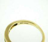 14k Yellow Gold 1/2ct Princess Cut Genuine Natural Diamond Band (#J859)