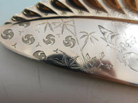 Japanese by Tiffany Sterling Silver Crumber Pie Crust Edge Rooster & Hen 13 3/4"