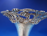 J.E. Caldwell Sterling Silver Vase Bright-Cut Applied Floral Edge #C137 (#7163)