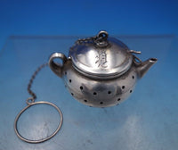 Sterling Silver Tea Ball in Tea Pot Shape 1 1/4" (#6839)