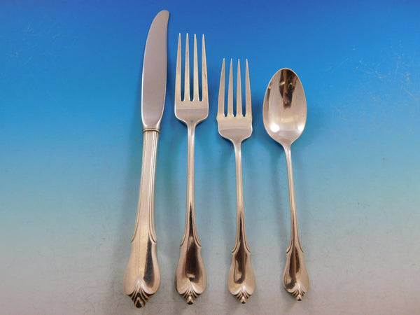 Grand Colonial by Wallace Sterling Silver Flatware Set for 12 Service 60 pcs