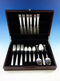 Pagoda by O Kaltenbach German 800 Silver Flatware Set Service 24 Pcs Art Deco