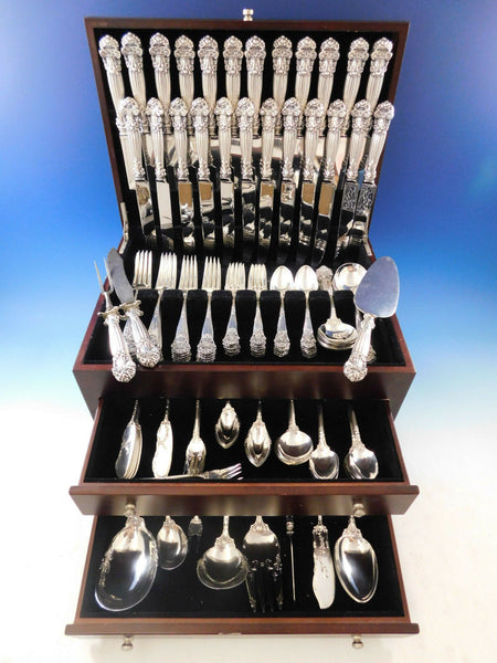 Georgian by Towle Sterling Silver Flatware Set for 12 Service 158 pcs Dinner