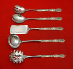 Wild Rose by Watson Sterling Silver Hostess Set 5pc HHWS  Custom Made