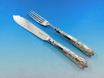Queens by Roberts & Belk Sterling Silver Individual Fish Set 15 pcs Sheffield